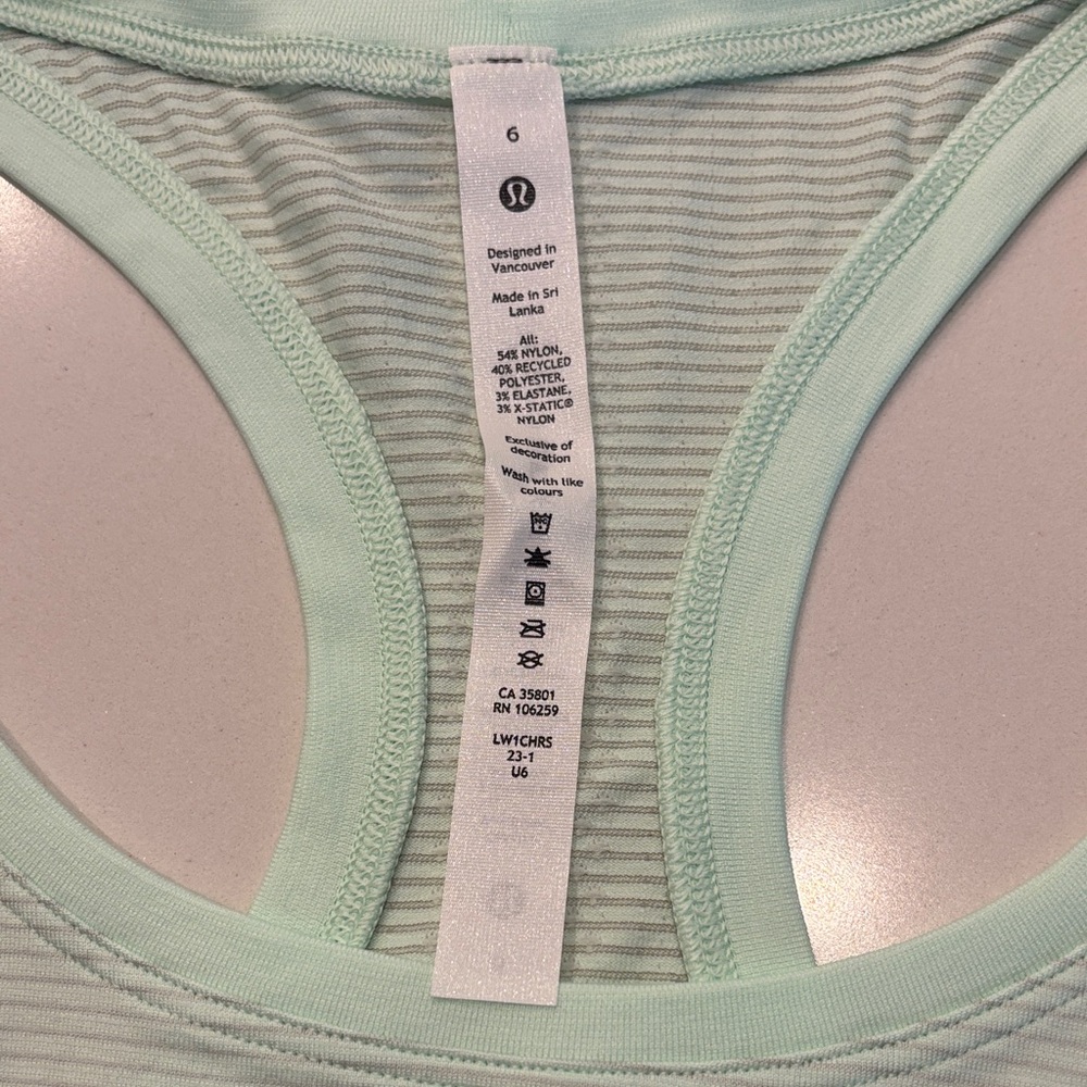 NWT - Lululemon Swiftly Tech Racerback Tank 2.0 - Picture 4 of 5